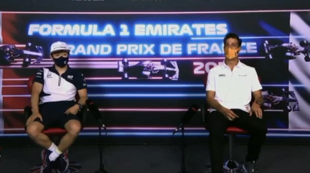 リカルドと角田、F1プレカンで同席
