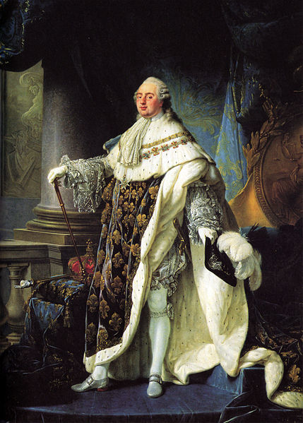 Ludvig XVI av Frankrike porträtterad av AF Callet
