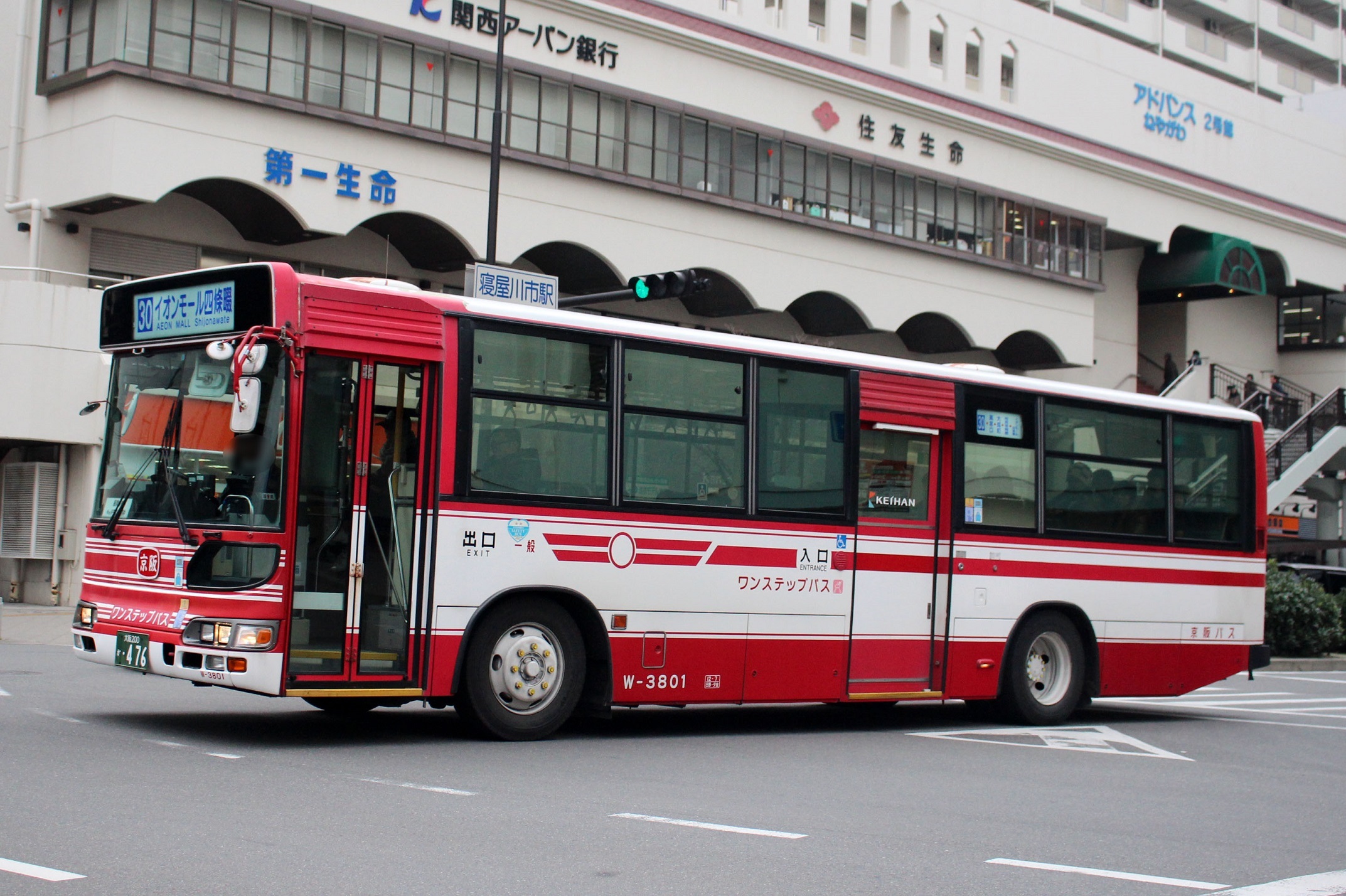 京阪バス W-3801