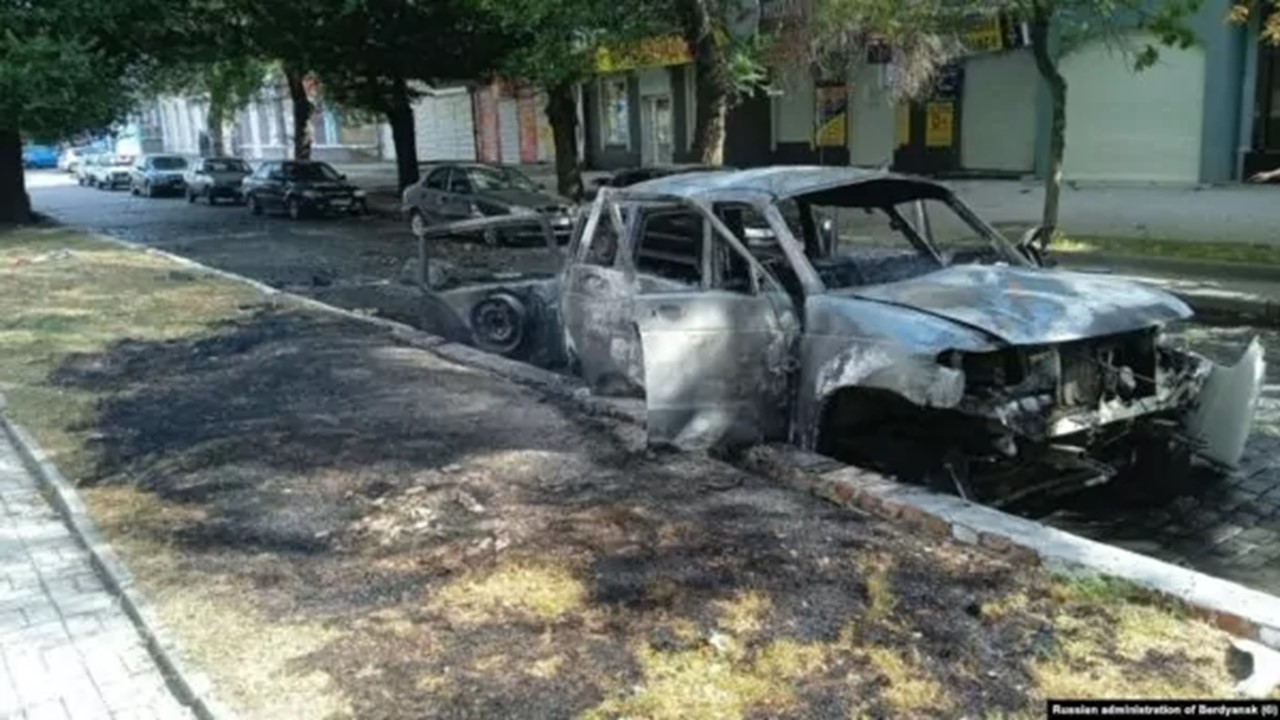 car bombing targeting a Moscow appointed official in occupied Berdyansk, Zaporizhzhia Oblast, Ukraine