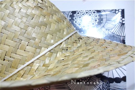 Nantonaku １００均セリアの麦わら帽子１