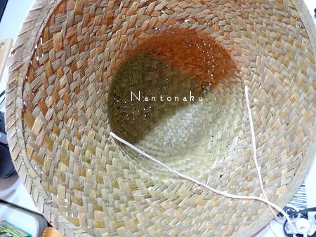 Nantonaku １００均セリアの麦わら帽子２
