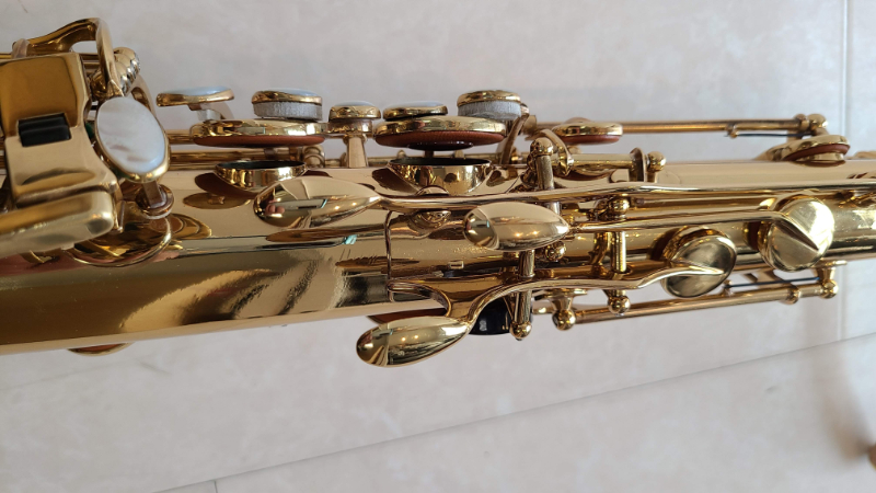 Juspins ミニポケットトランペットBbフラット 金管楽器 マウスピースグローブ付き クリーニングクロスキャリングケース
