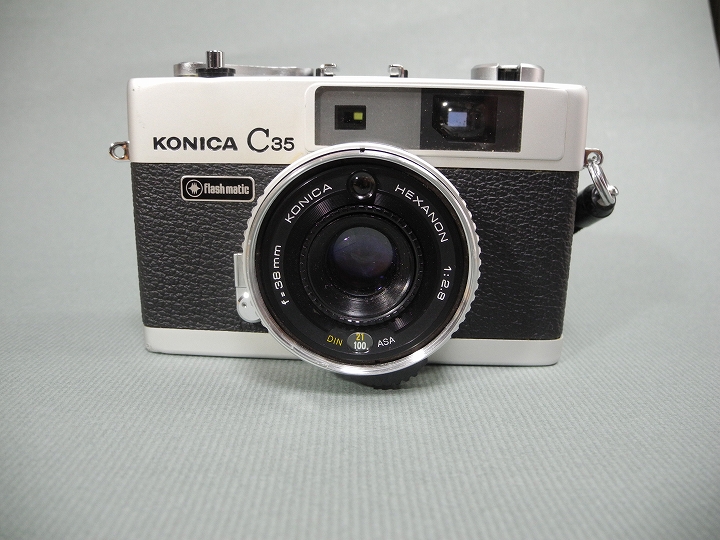 カメラコニカ c35 フラッシュマチック 露出計ok - フィルムカメラ