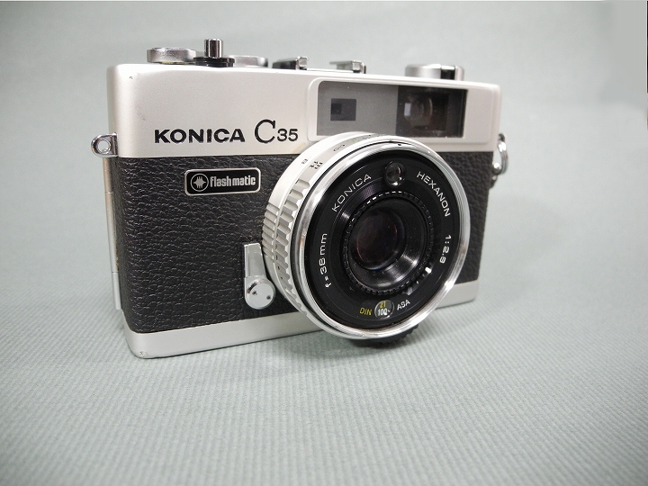 コニカ c35 フラッシュマチック 露出計ok - フィルムカメラ