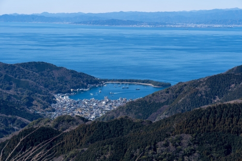 達磨山から見た戸田港