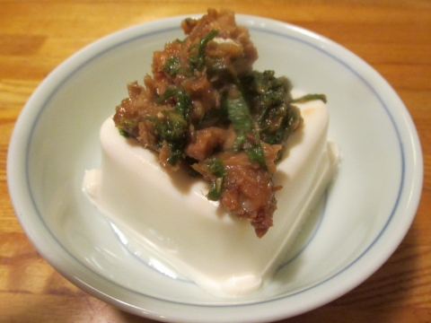 アジ味噌豆腐１