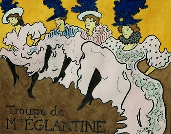 ミス・エグランティンズ・カンパニーの広告　(1896年)