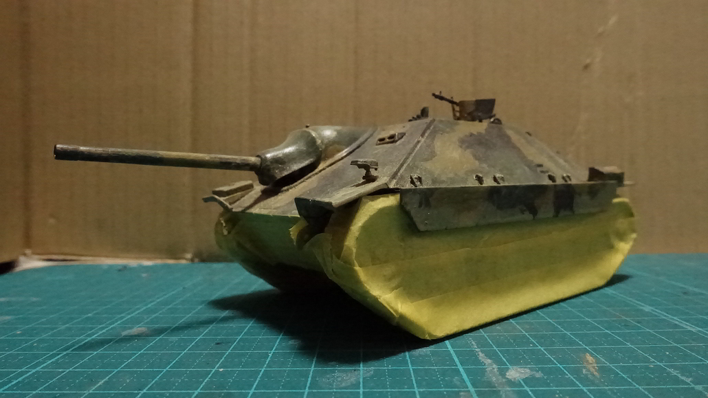タミヤのミリタリーミニチュアシリーズ No.285 ドイツ駆逐戦車 ヘッツアー 中期生産型 その２