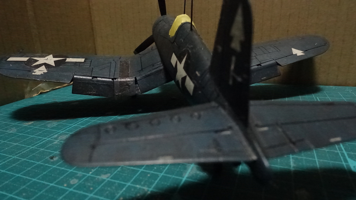 タミヤの傑作機シリーズ No.061 アメリカ軍 F4U-1D コルセア その４