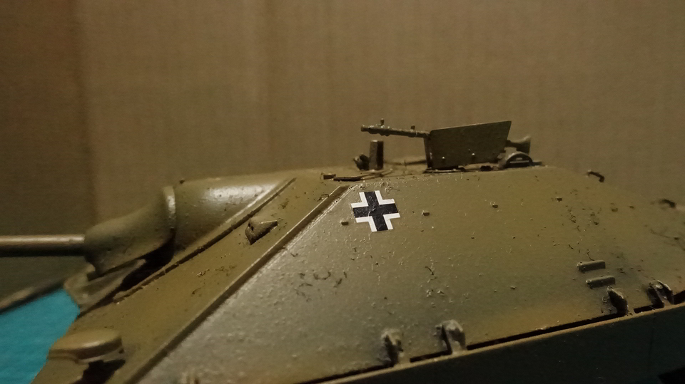 タミヤのミリタリーミニチュアシリーズ No.285 ドイツ駆逐戦車 ヘッツアー 中期生産型 その２