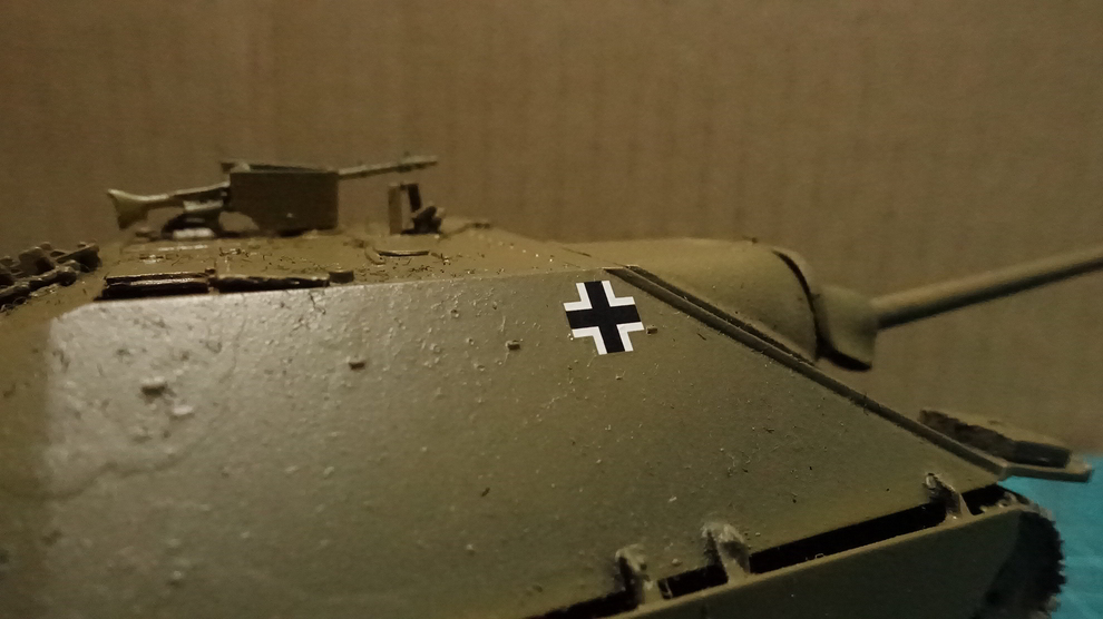 タミヤのミリタリーミニチュアシリーズ No.285 ドイツ駆逐戦車 ヘッツアー 中期生産型 その３