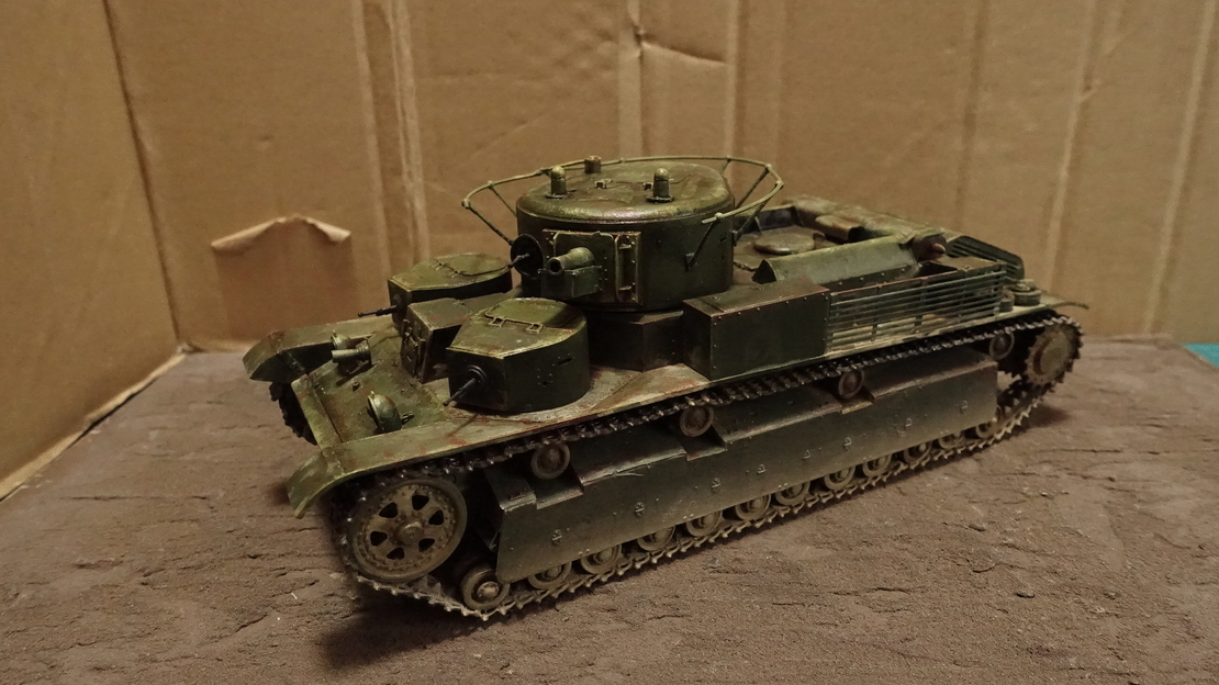 ホビーボス No.83851 ソビエト T-28 中戦車 初期型 その４