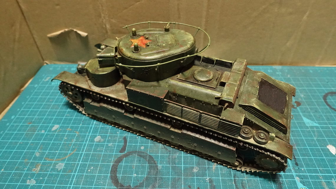 ホビーボス No.83851 ソビエト T-28 中戦車 初期型 その１６